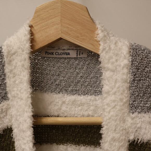 Stitch Fix Pink Clover Women's Millicent Size Medium Tunic White Green Gray - Picture 5 of 13